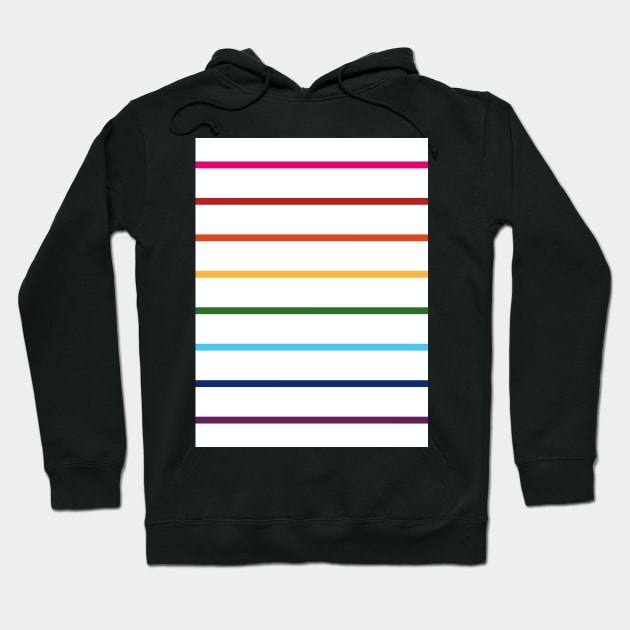 Thin Lines Rainbow Hoodie by PSCSCo